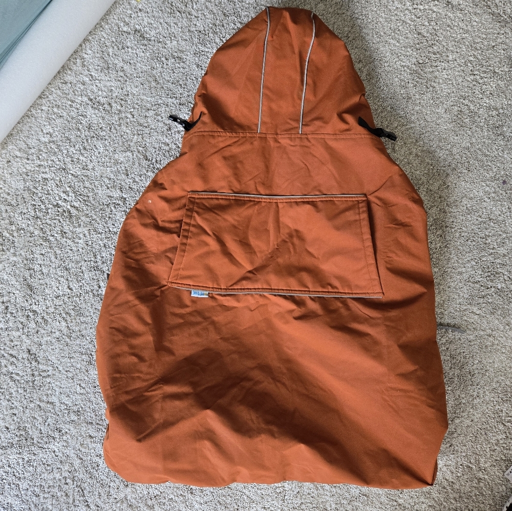 Jan And Jul Baby Waterproof Carrier Cover- Color Dusty Orange